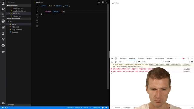 JavaScript Modules and Dynamic Imports смотреть онлайн