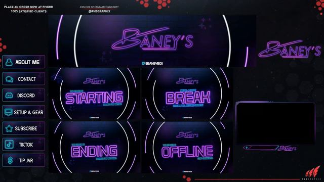 Custom #Twitch Overlay; #Premium Package, Disco vibes смотреть онлайн