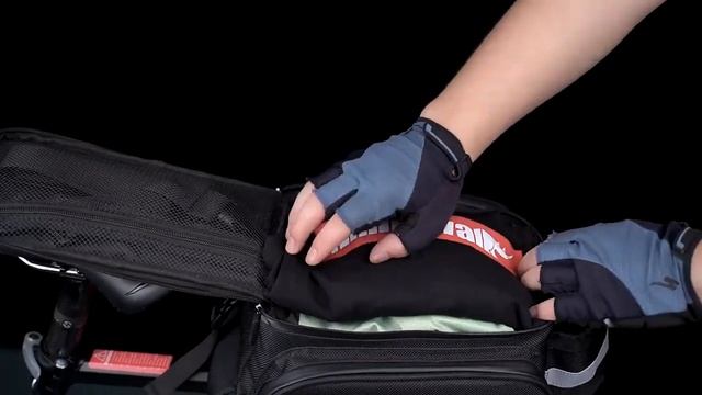 Сумка велосипедная на багажник Rhinowalk RK6200B. 10 л смотреть онлайн