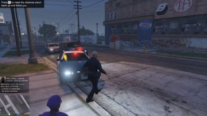 Первый рабочий день в полиции. GTA V LSPDFR