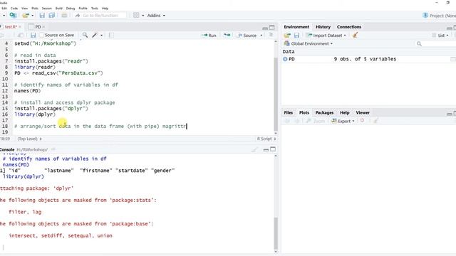 Arranging (Sorting) Data in R смотреть онлайн