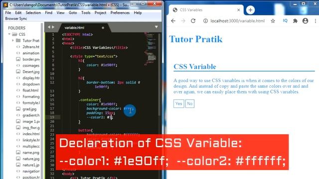 Advantages Of CSS Variables - Use To Change Several Elements At Once Session 30 | Tutor Pratik смотреть онлайн
