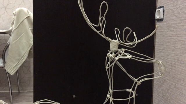 Новогодний СВЕТЯЩИЙСЯ ОЛЕНЬ СВОИМИ РУКАМИ смотреть онлайн