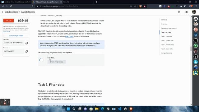 Validate Data in Google Sheets Lab solution || GSP1062 || Free google swags and goodies смотреть онлайн