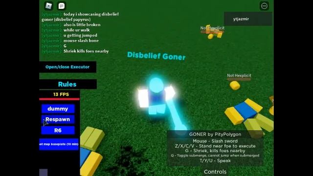 Roblox Script Showcase: Disbelief Goner (Edit Goner) смотреть онлайн