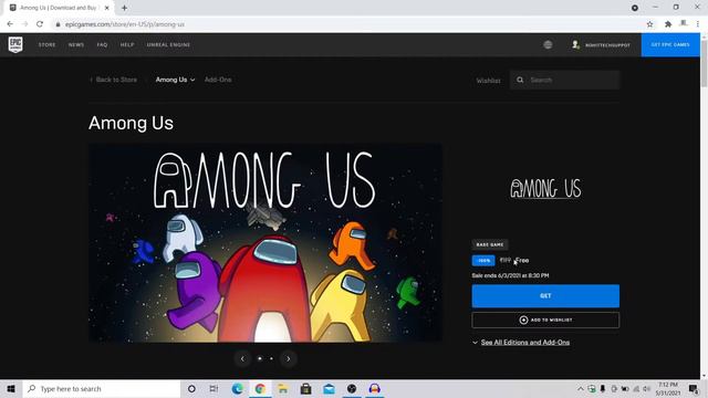 How To Get Among Us Free On Epic Games | Among Us Free Epic Games | Rohit Tech Support смотреть онлайн