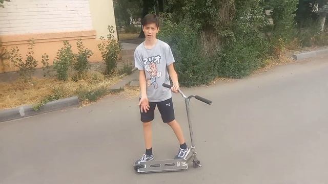 Обзор новой деки)!!|| Трюковой самокат|| смотреть онлайн
