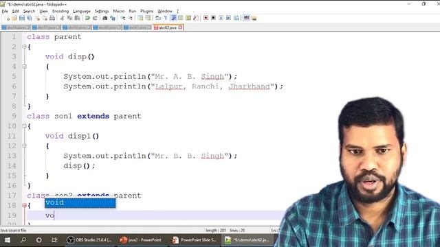 hierarchical inheritance in java | java hierarchical inheritance program | #javatutorial72 смотреть онлайн