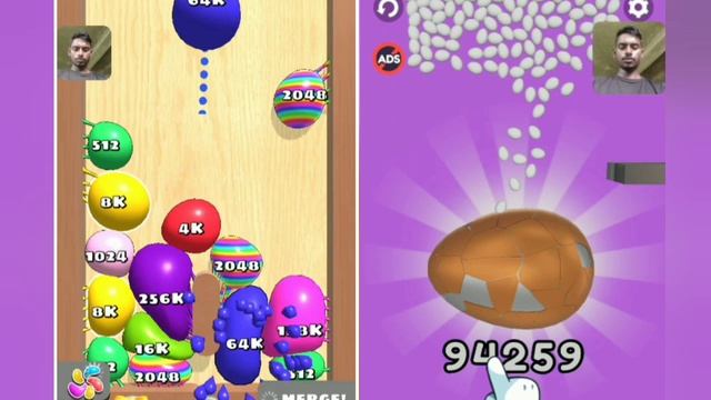 Blob Merge 3D / Eggs and Chickens - (Asmr Mobile Game) 2048 Game смотреть онлайн