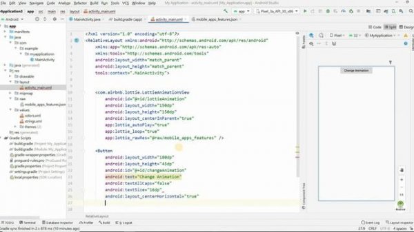 Lottie Animation View in android studio | Add Lottie Animations in Android App | Lottiefiles | #85