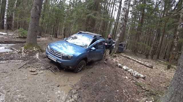 Roadcruza RA3200 на Duster, первый выезд на бездорожье.