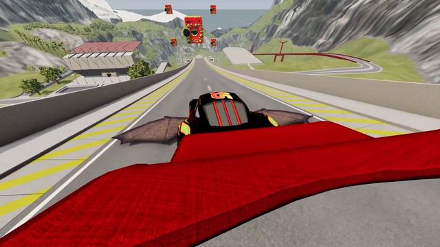 Washing machine Eater vs Big & Small Mcqueen Vampire, Mcqueen Zombie, Thomas. Beamng drive. смотреть онлайн