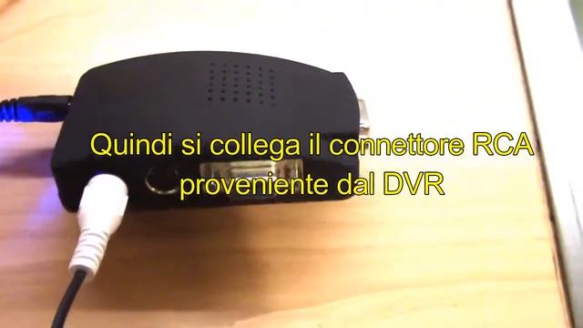 Come collegare un monitor VGA a un DVR con BNC/RCA (adattatore composito) смотреть онлайн