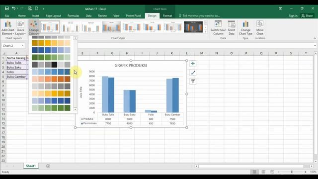 Cara lengkap Membuat Grafik di excel смотреть онлайн