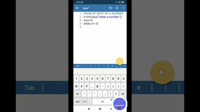 Sum of digits of a number in python || Python || Program || Lagnajita Haldar || смотреть онлайн
