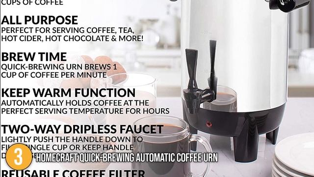✅ TOP 5 Best Coffee Urns | BEST Coffee Urn REVIEWS-Blackfriday and Cyber Monday Sale 2023!! смотреть онлайн