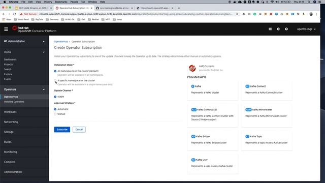 Workload Demo: Red Hat AMQ Streams (Kafka) with OpenShift 4 and OpenShift Container Storage 4 смотреть онлайн