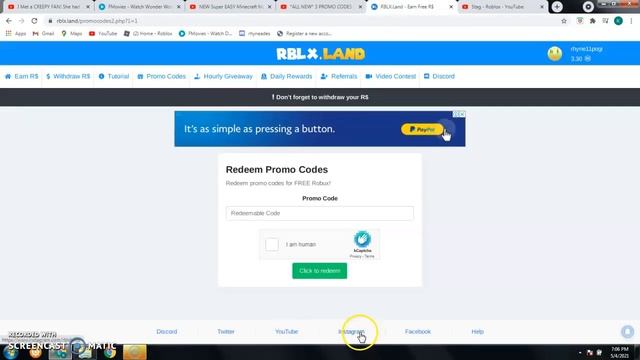 all 3 promo codes in (rblx.land) смотреть онлайн
