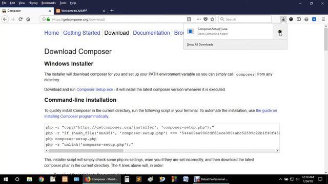 How To Install Composer For Laravel | Laravel 5.5 Tutorial | Part 1 смотреть онлайн