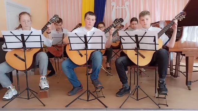 96. Ансамбль гітаристів «Кураж».Жанр: інструментальне мистецтво. Ансамбль. Junior. смотреть онлайн