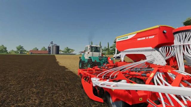 Farming Simulator 22 | мод Т-150К и сеялка PÖTTINGER | с RTX 3060 смотреть онлайн