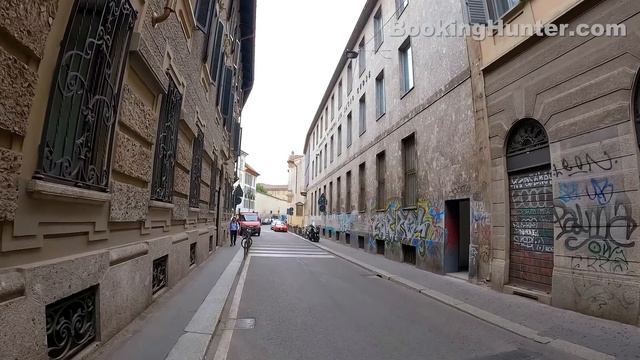 Milan (Milano), Italy Walking Tour (4k Ultra HD 60 Fps) - With Captions