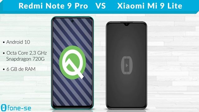 Redmi Note 9 Pro vs Xiaomi Mi 9 Lite (Comparativo) смотреть онлайн