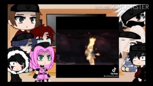 Реакция персонажей  на Наруто [Gacha club]