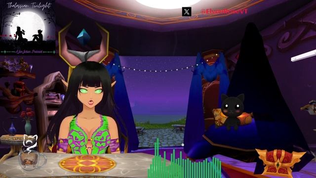 "Thalassian Twilight - A Fan Fiction Podcast by ElvenRoseVT | Introduction to my vtuber lore смотреть онлайн