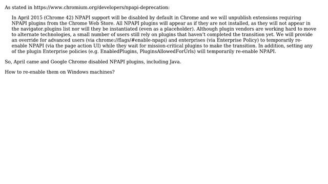 How to re-enable Java plugin on Google Chrome 42 on Windows? смотреть онлайн