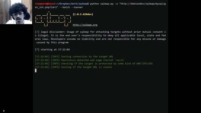 SQLMap - Demonstration of Pen Testing tool - IS IA-II смотреть онлайн