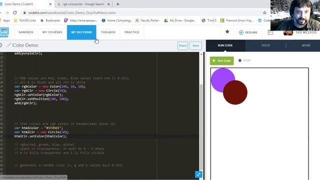 CodeHS Color Demo смотреть онлайн