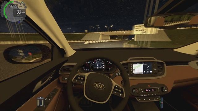 Kia Sorento Gt line 2019 [ POV DRIVE | City Car Driving | Night Drive | Logitech g29 смотреть онлайн
