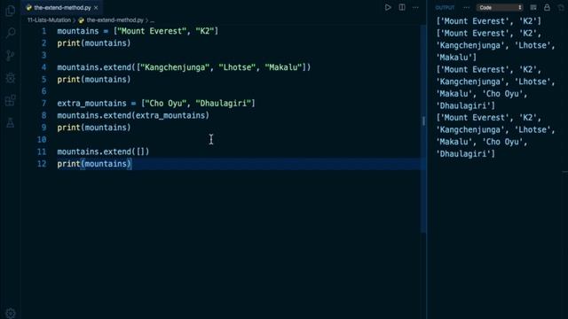 Python Programming Tutorial # 79 | extend Method in Python - Python Extend Method - English смотреть онлайн