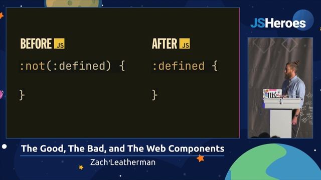 The Good, The Bad, and The Web Components - Zach Leatherman | JSHeroes 2023 смотреть онлайн