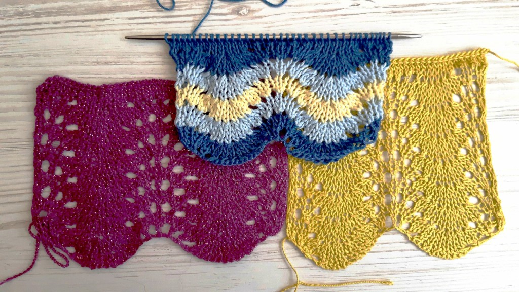 Узор спицами Павлиний хвост. смотреть онлайн