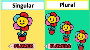 Learn Singular and Plural Nouns | English Grammar For kids | Learning Video For Kids | Learn Englis