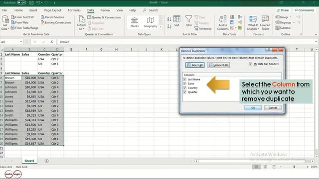 Excel Online Course to Remove duplicates data | Remove Duplicates смотреть онлайн