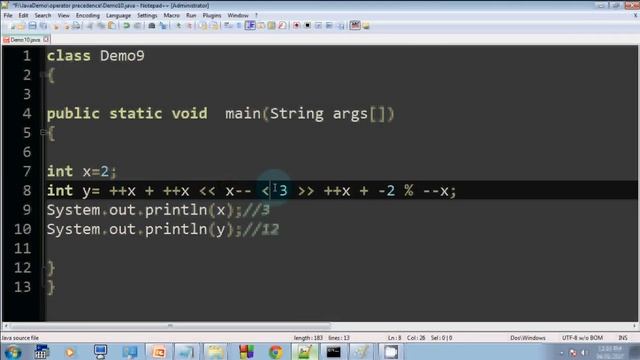 Operator Precedence in java (in Hindi) part-4 смотреть онлайн