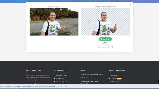 Как быстро убрать задний фон с фото смотреть онлайн