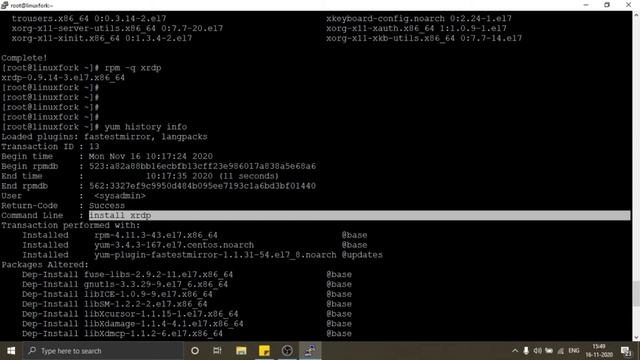 How to roll back/revert installed package and update in Rhel/Centos 7 смотреть онлайн