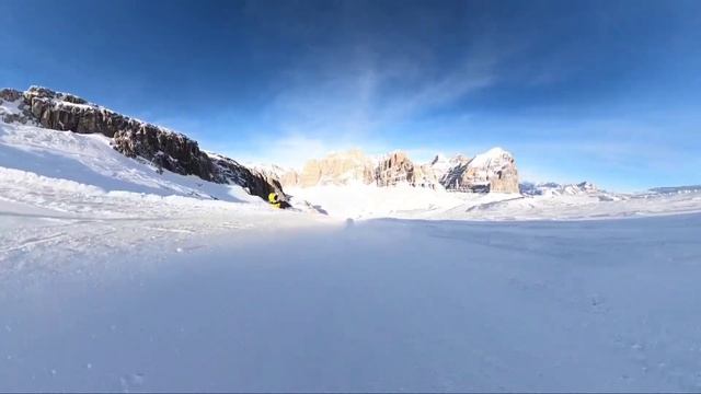 #MAVICMINI #DRONE AERIALS @ DOLOMITES & SKIING LAGAZUOI HORSES SLEDGE #GOPROMAX instead ski stick ? смотреть онлайн