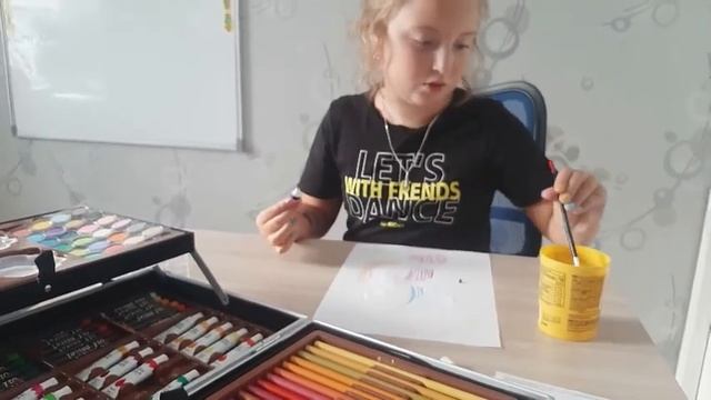 Распаковка набора для рисования #распаковка смотреть онлайн