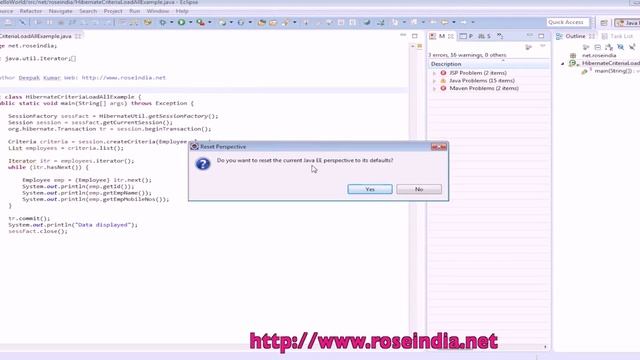 How to restore Eclipse default view? смотреть онлайн