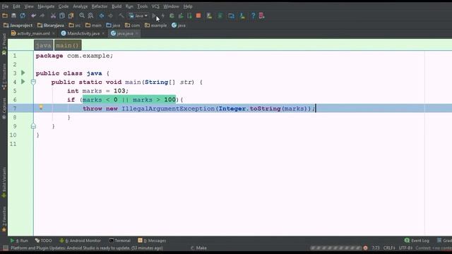 Java For Android Tutorial #12: Throwing an exception - Illegalargumentexception смотреть онлайн