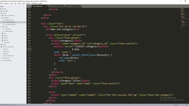 how to add sub categories in database смотреть онлайн