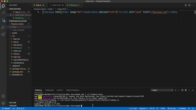 Firebase Hosting using React App смотреть онлайн