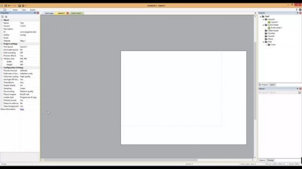 Construct 2 Урок 1 [Интерфейс]