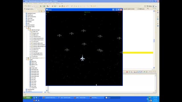 Space shooting game I'm developing In Java смотреть онлайн