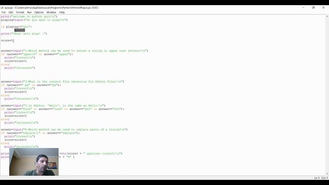 Make Quiz Game in Python Programming смотреть онлайн